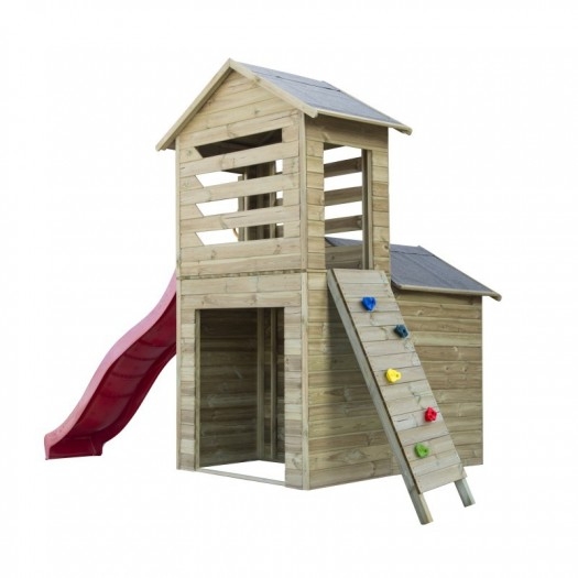 Drewniany domek ogrodowy dla dzieci - Misiek