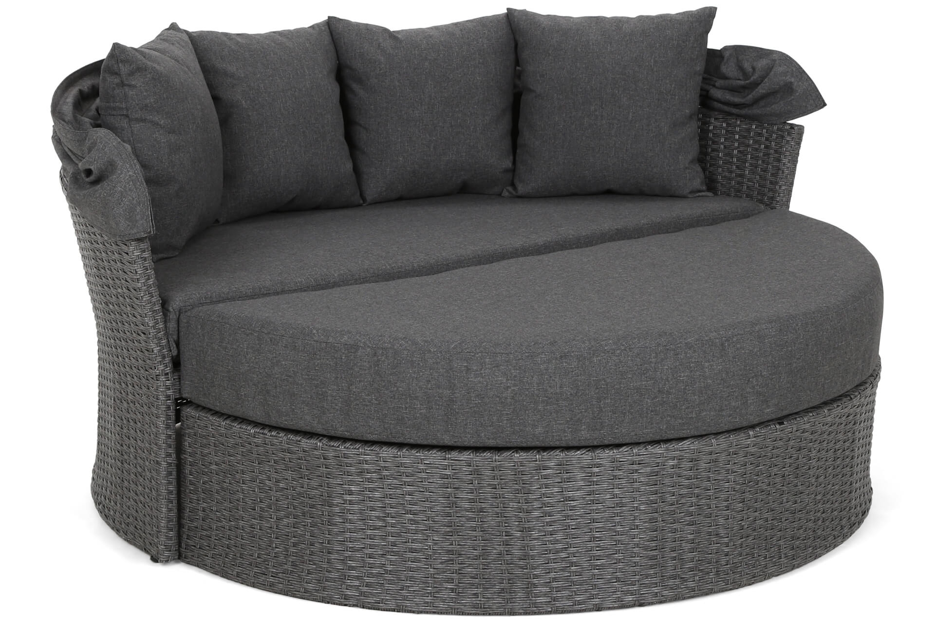 Sofa ogrodowa z baldachimem Acapulco Grey / Grey Melange