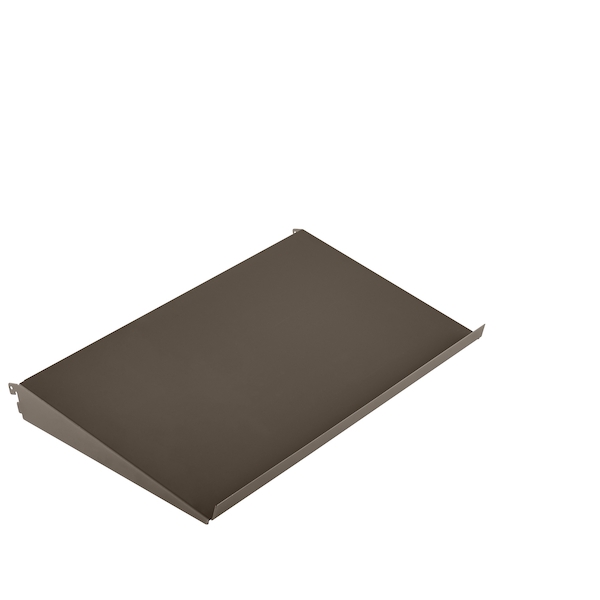 Półka metalowa pochyła 598x348x75 mm | Grafit