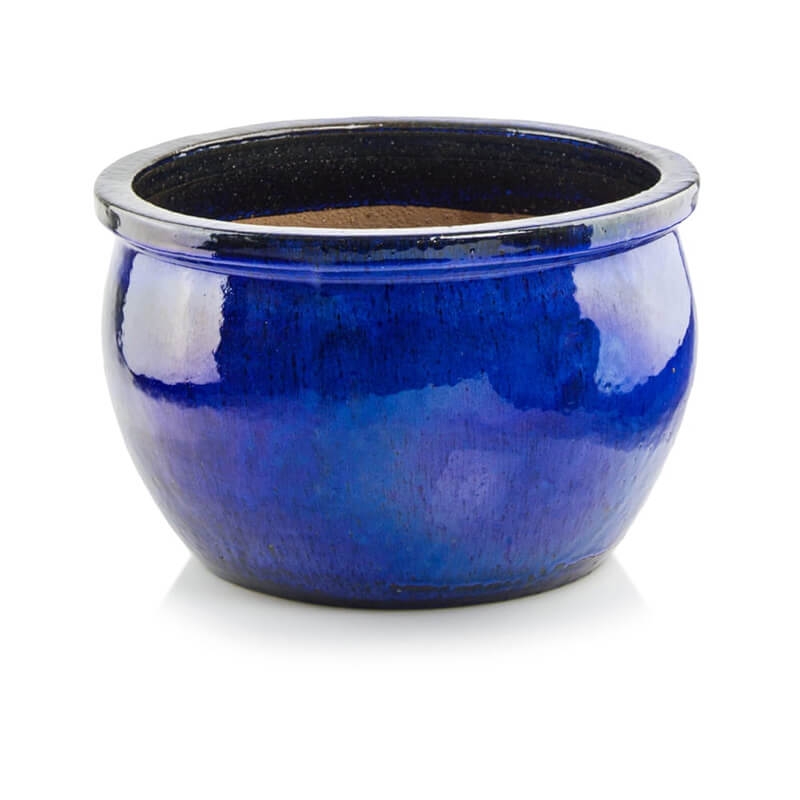 Donica ceramiczna | Glazed Round 25x38 cm