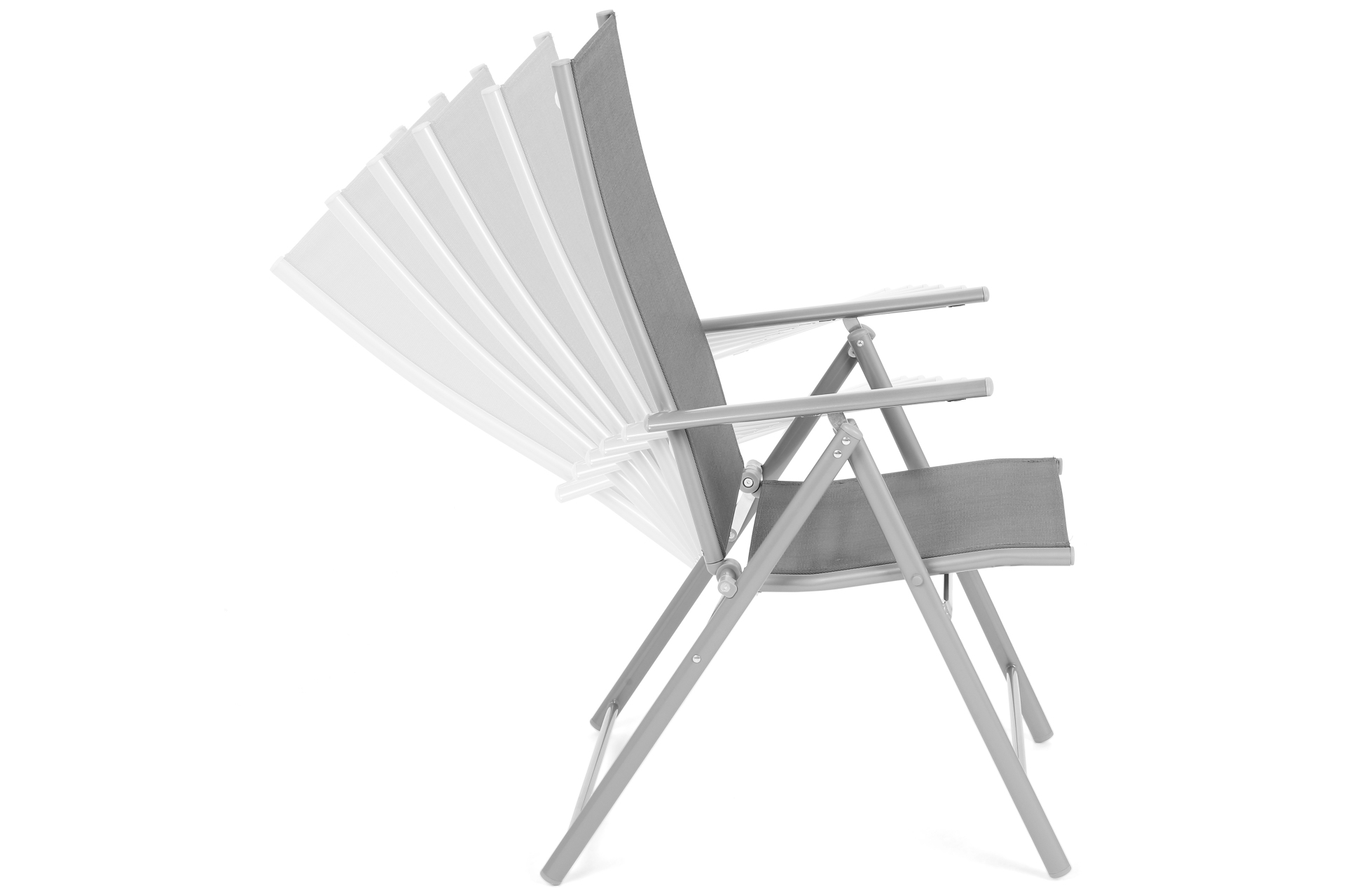 Krzesło ogrodowe metalowe Casablanca Grey / Black