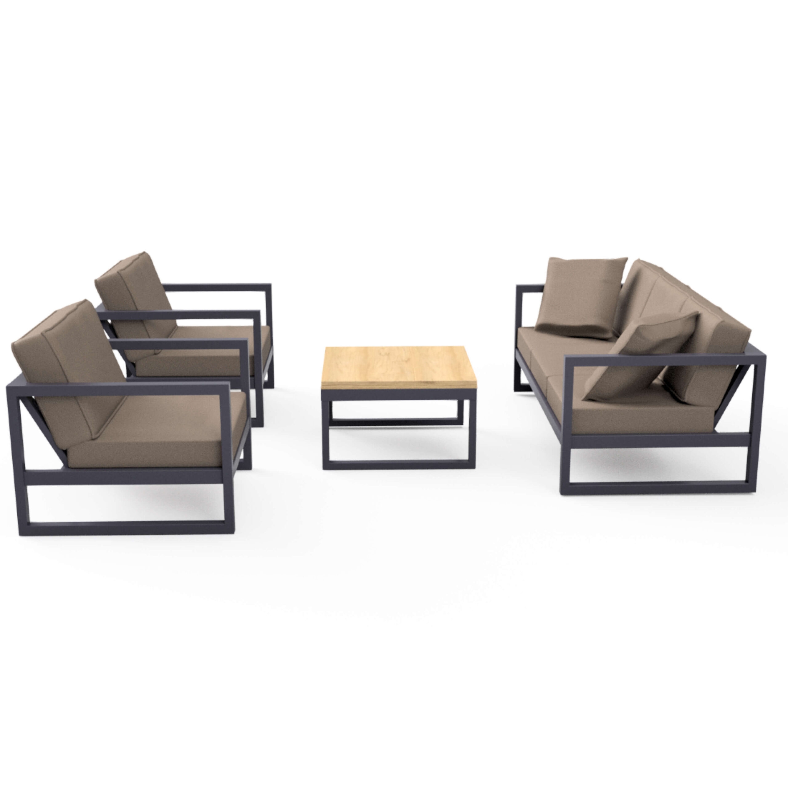 Zestaw ANTHRACITE BEECH