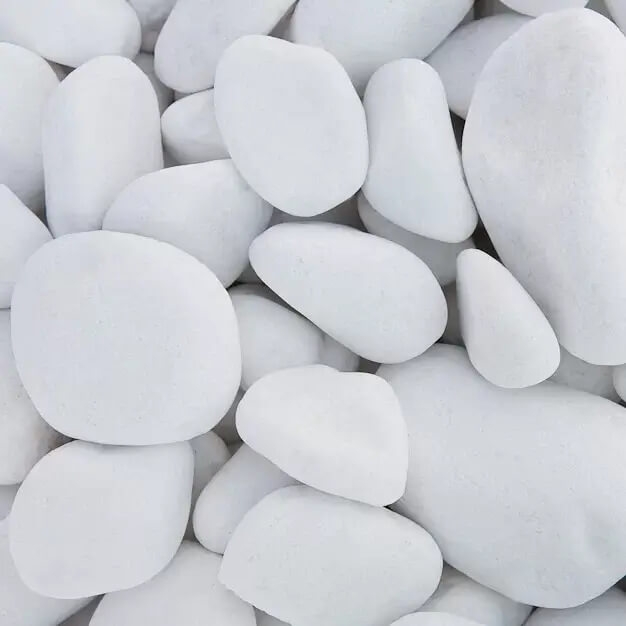 Kamienie do pieca SAUNARIO zaokrąglone białe 5-8 cm 10 KG