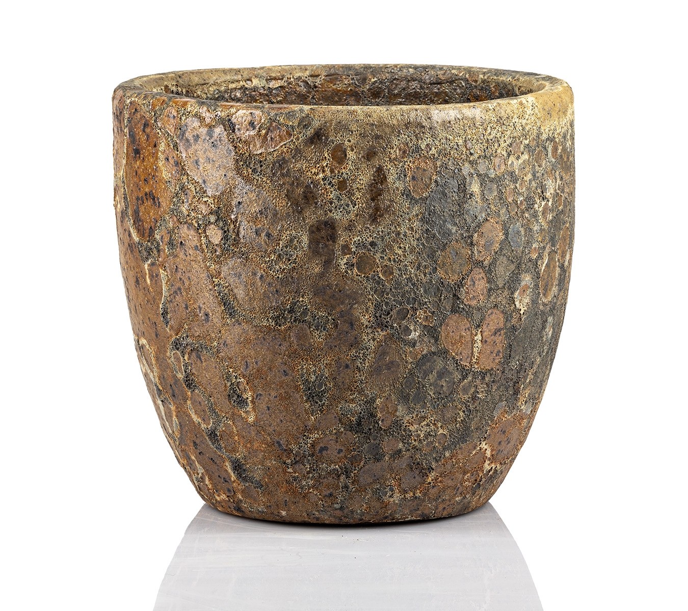 Donica ceramiczna Atlantis Brown 37x34 cm