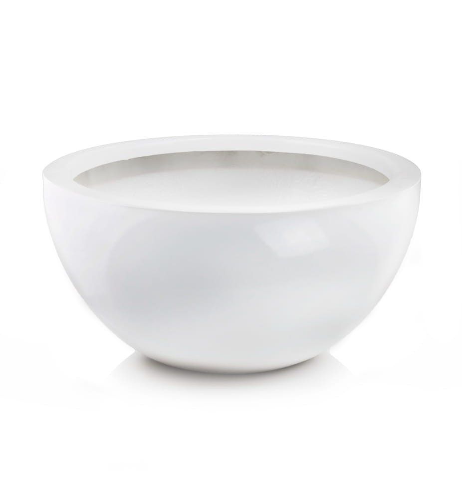 Donica Fiberglass bowl 60x32- biała