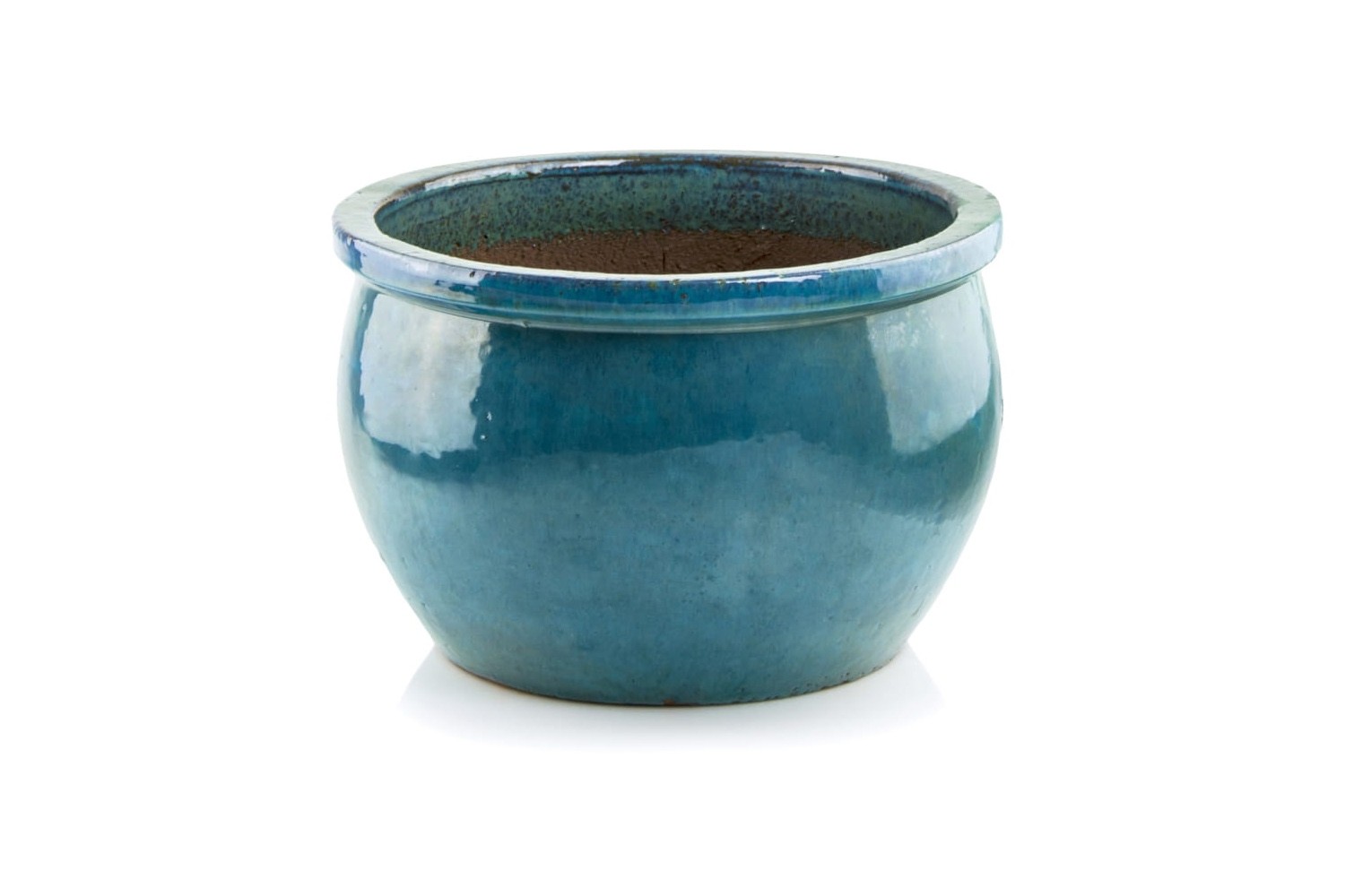 Donica ceramiczna | Glazed Round-Pot 38x25 cm