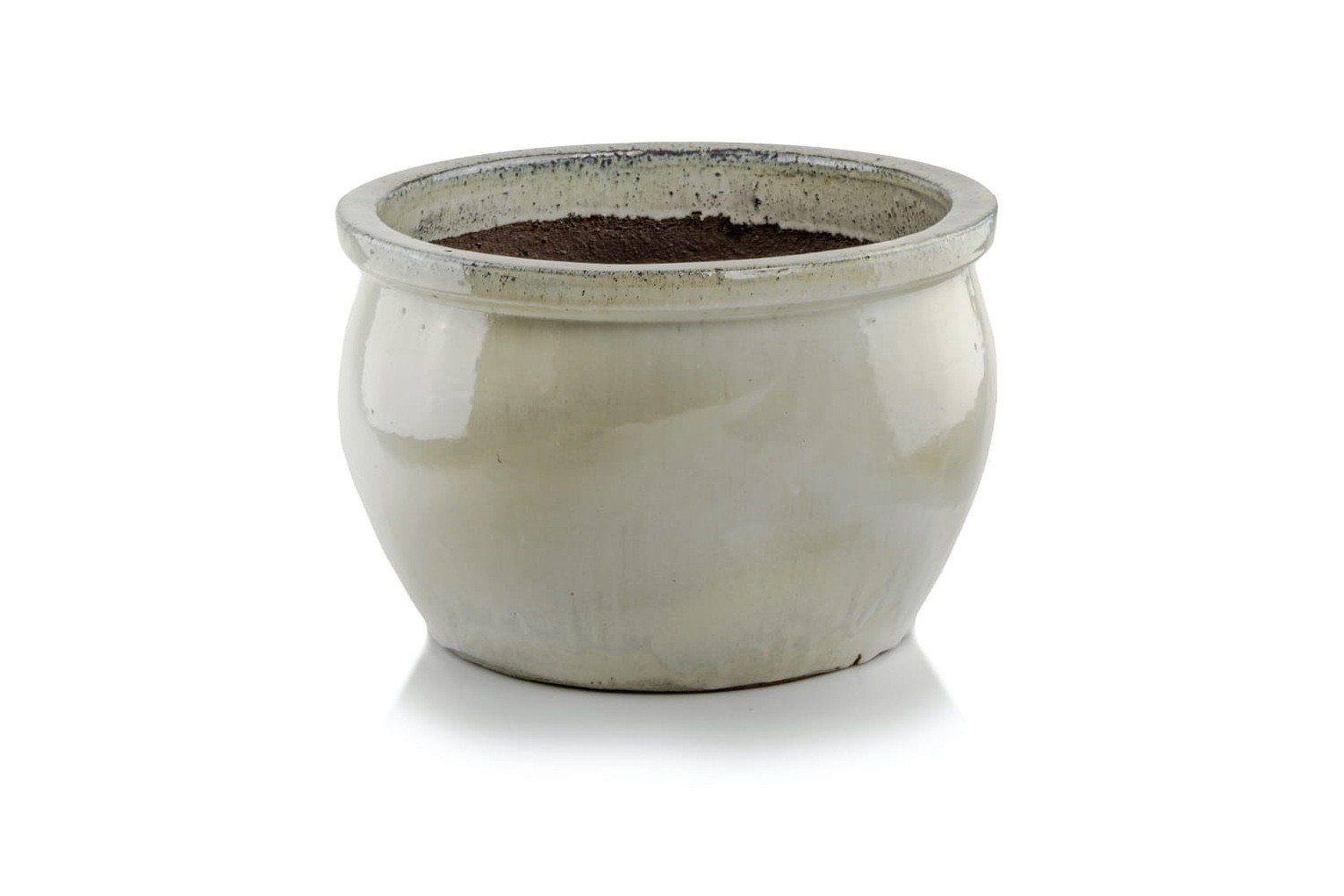 Donica ceramiczna | Glazed Round-Pot 28x16 cm 
