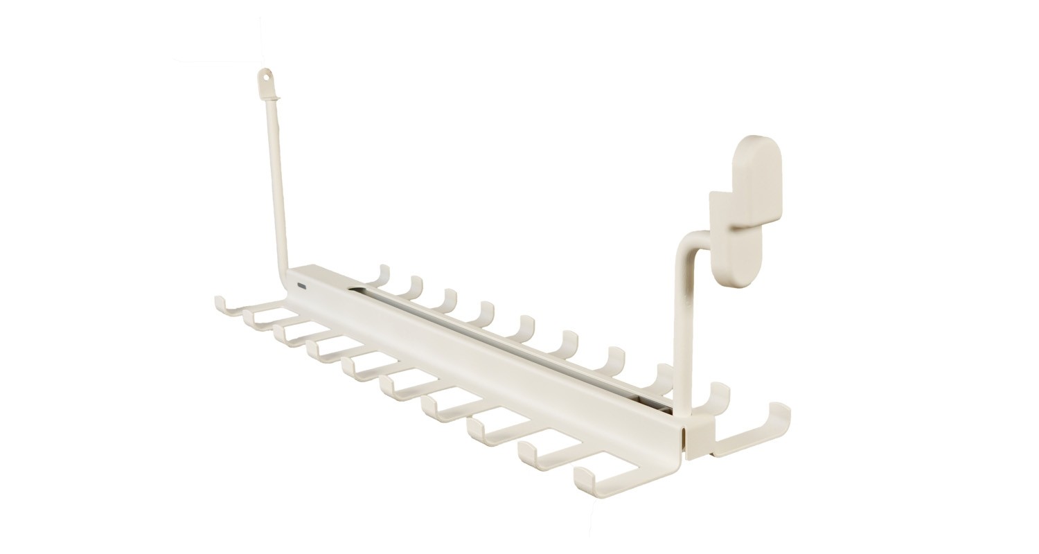 Wieszak na krawaty i paski G: 40 Matte white