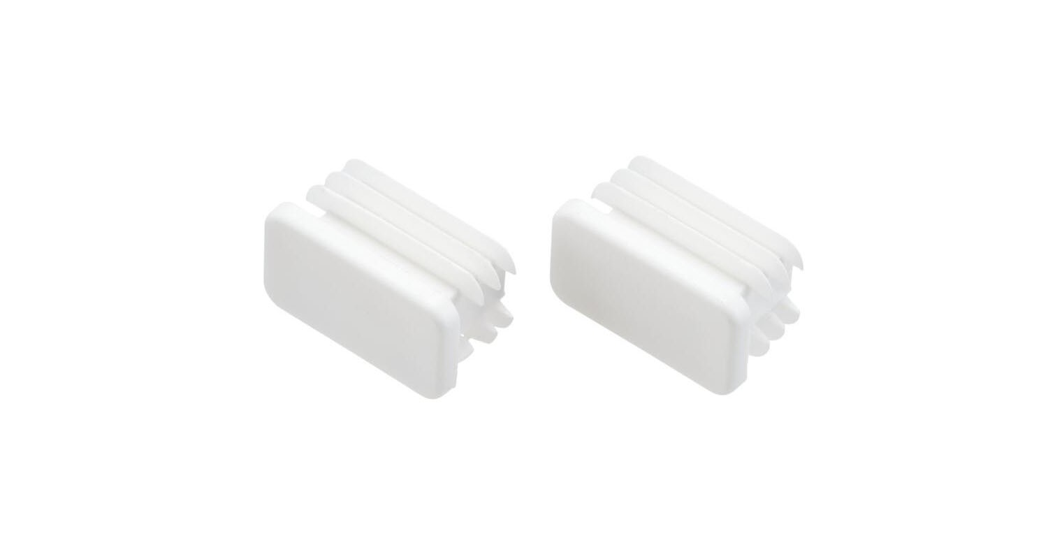 Zaślepka do drążka Matte white, para