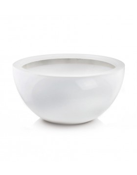 Donica Fiberglass bowl 37x18 - biała