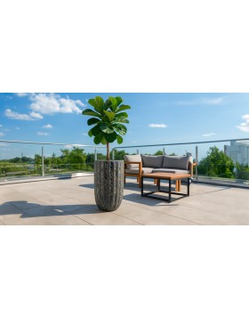 Donica ceramiczna Atlantis Blue 31x53 cm