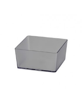 Pudełko kwadratowe transparentny - 48x98x98 mm Elfa