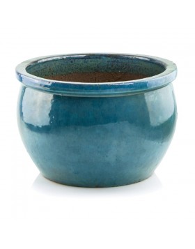 Donica ceramiczna | Glazed Round-Pot 38x25 cm