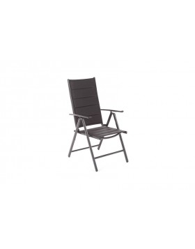 Krzesło ogrodowe aluminiowe Safari black/black
