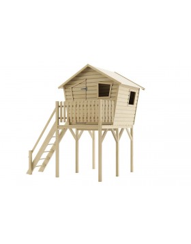Drewniany domek dla dzieci Małgosia Max - bez ślizgu