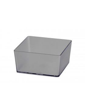 Pudełko kwadratowe transparentny - 48x98x98 mm Elfa