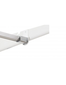 Zaciski montażowe do oświetlenia ledowego Matte white, 4szt