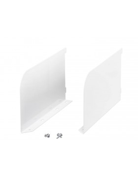 Zakończenie/wspornik półki | Biały 25x300x164 mm