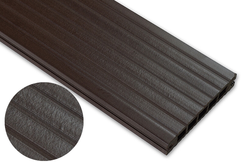 Deska standard – ciemny brąz – szeroki rozstaw 2200x140x22 mm