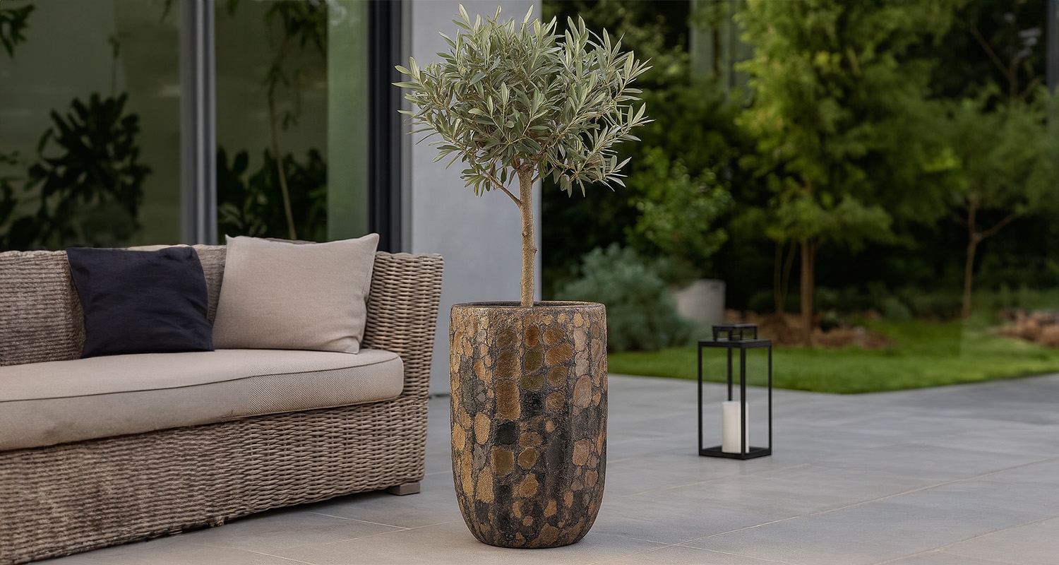 Donica ceramiczna Atlantis Rust