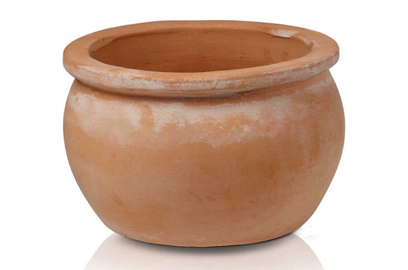 Donica ceramiczna Tus Round-pot 28x16 cm