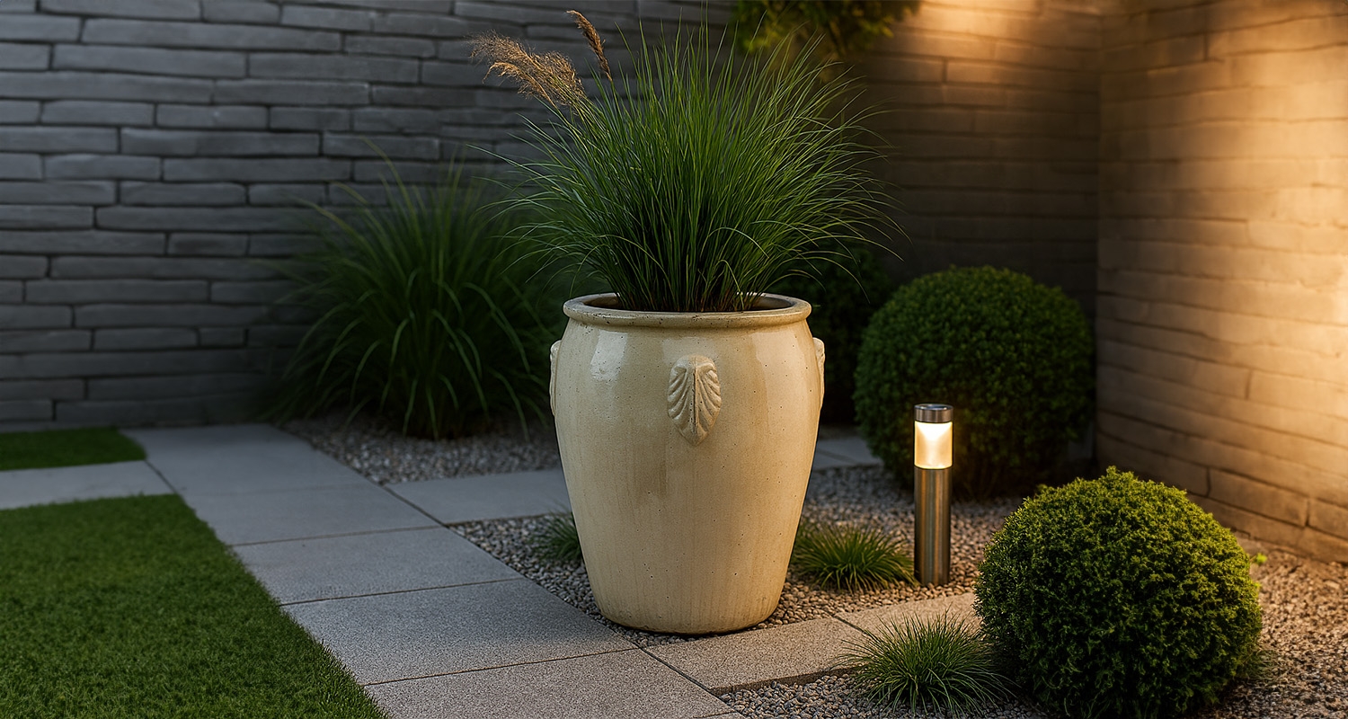 Donica ceramiczna | Glazed Dzban Duży