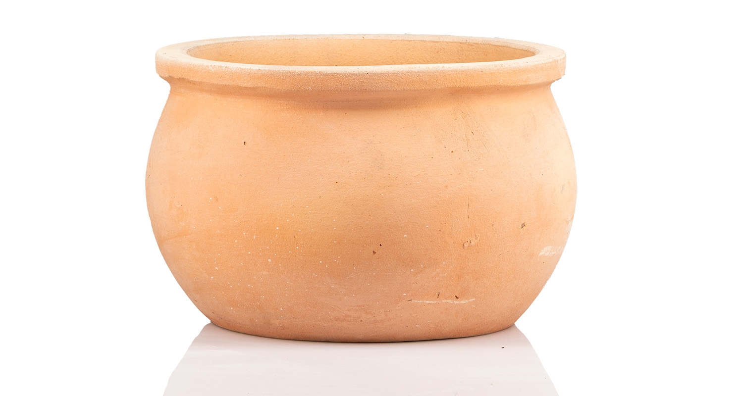 Donica ceramiczna Tus Round-pot 28x16 cm