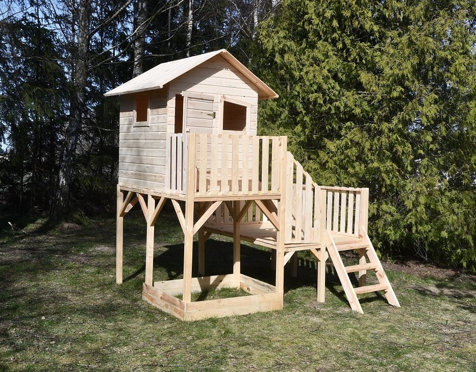 Drewniany domek ogrodowy dla dzieci Hipcio