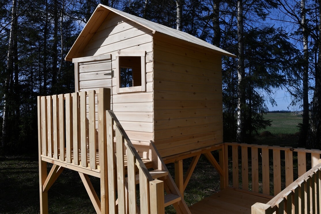 Drewniany domek ogrodowy dla dzieci Hipcio