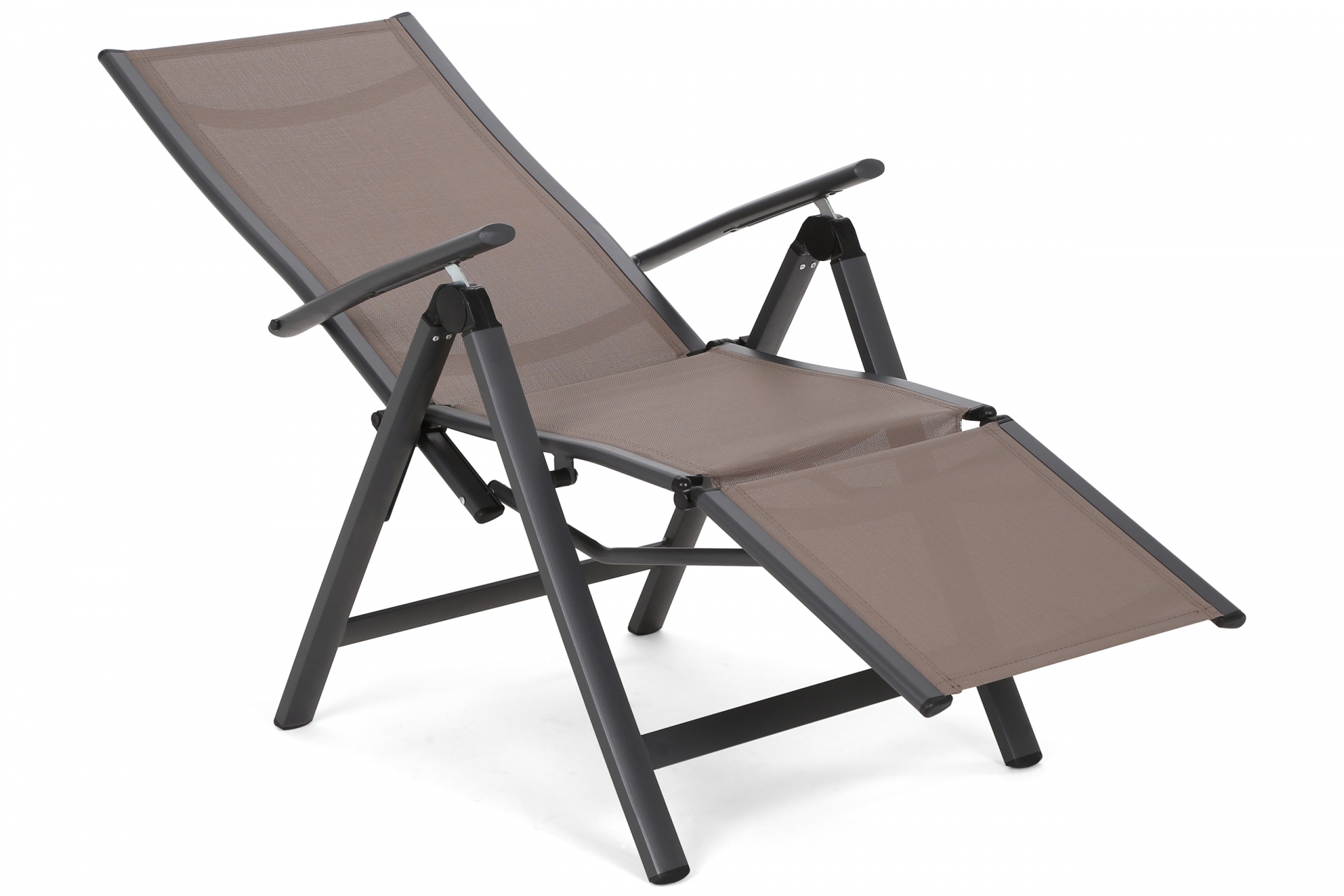 Krzesło ogrodowe aluminiowe Relax Grey / Taupe