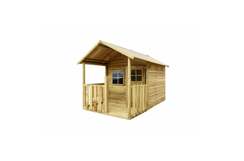 Drewniany domek ogrodowy dla dzieci - Biedronka