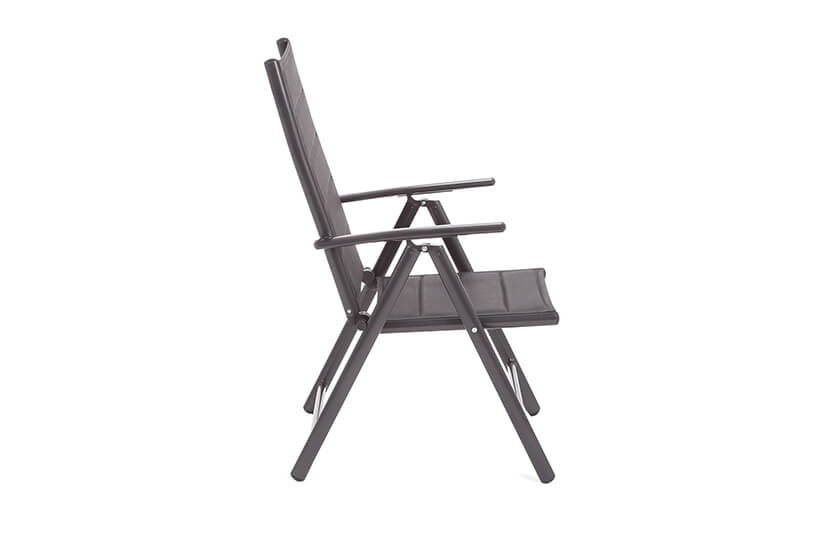 Krzesło ogrodowe aluminiowe Safari black/black
