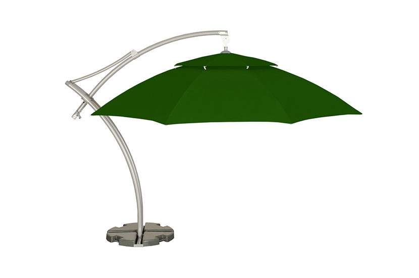 Parasol ogrodowy Safari  420 cm zielony