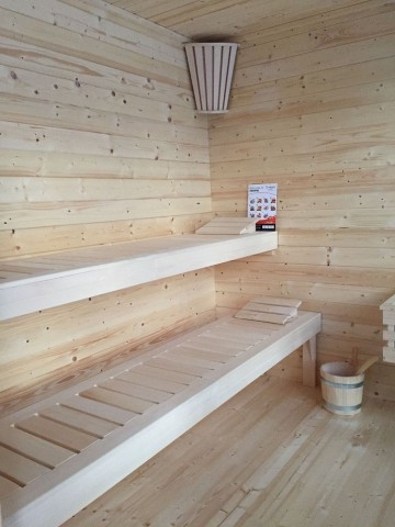 Sauna zewnętrzna-ogrodowa Azalia 4x2 m