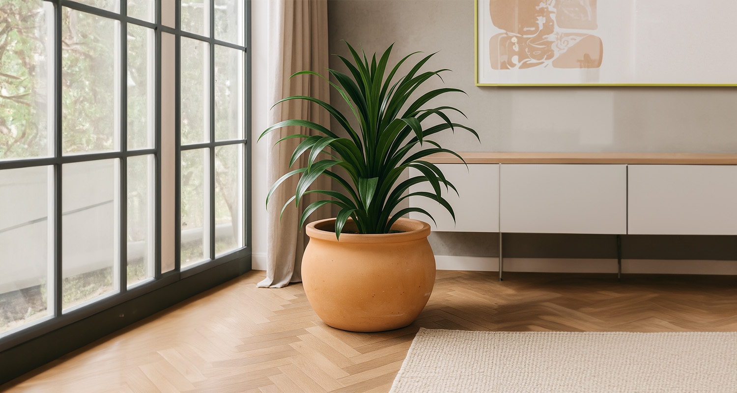 Donica ceramiczna Tus Round-pot 50x32 cm
